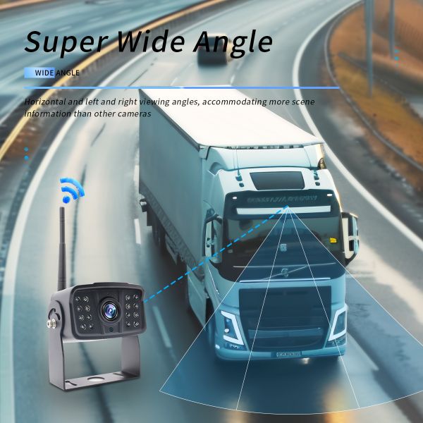 9-inch Wireless Backup Camera System for Transport Vehicles-8