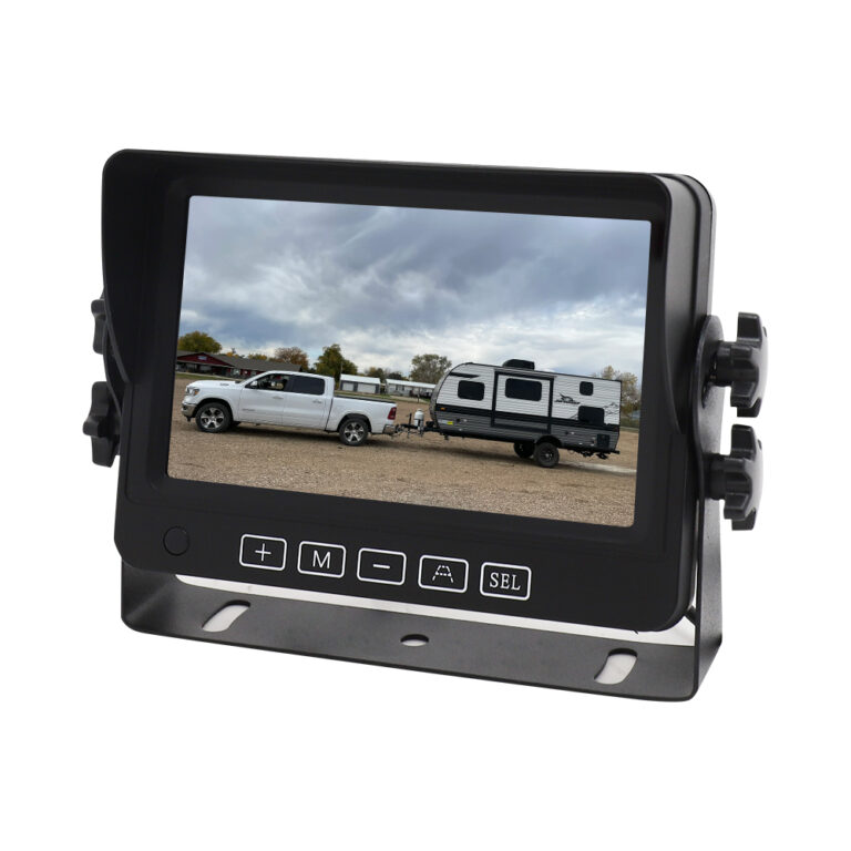 HD 1080p Car Backup Monitor 5inch Tft Lcd Night Vision Waterproof Rear Camera