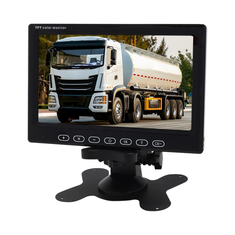 7" Digital HD Car TFT LCD Color Screen Display With 2 Video Input-3
