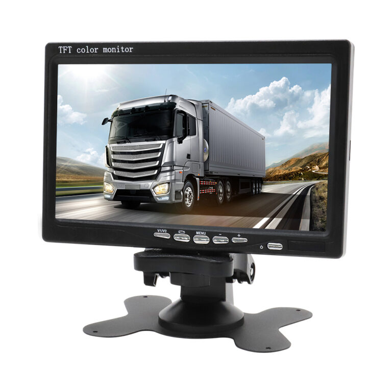 7" Digital HD Car TFT LCD Color Screen Display With 2 Video Input-2