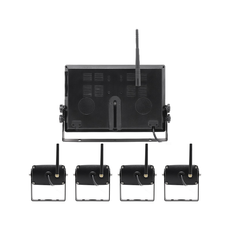 10.1″ Four Channel Flip Down Car Monitor Wireless Car Camera System
