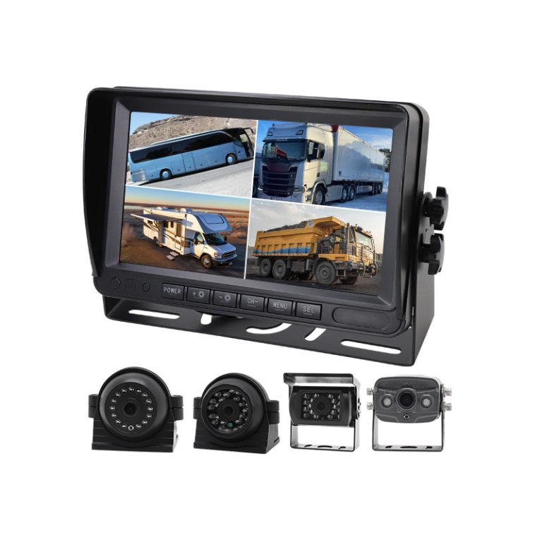Quad split AHD monitor