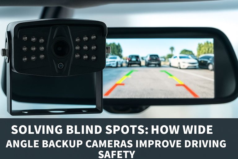 wide-angle backup cameras solving