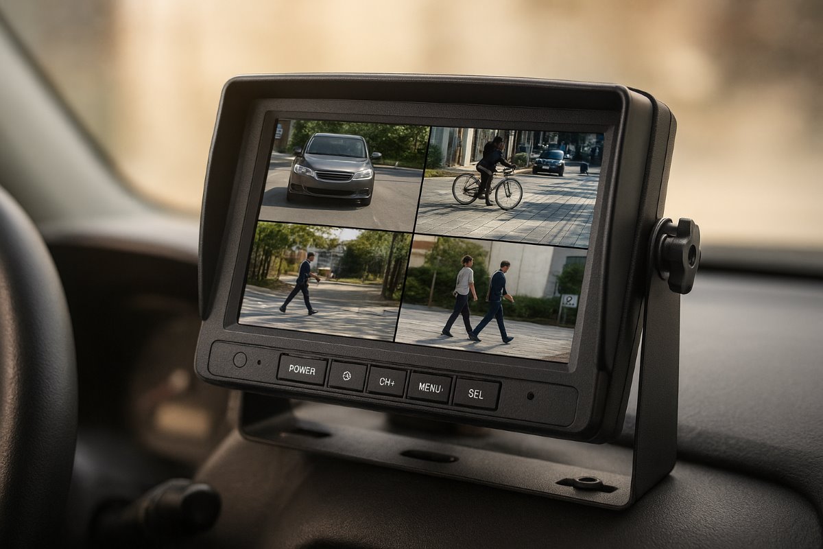 modern car rear monitors