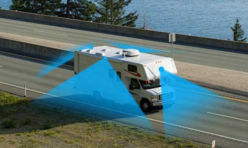 AI blind spot detection monitors